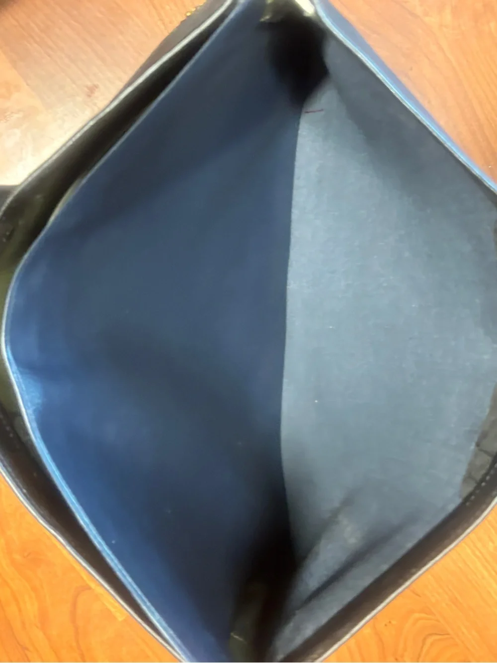 Vintage GSA Surplus Navy Leather Briefcase Portfolio